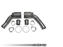 034Motorsport Stainless Steel Racing Catalyst Set - C8 RS6/RS7 Image 1