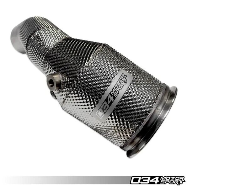 034Motorsport Stainless Steel Racing Catalyst Set - C8 RS6/RS7 Image 4