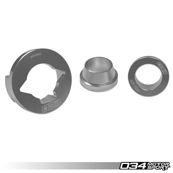 034Motorsport Billet Aluminum Rear Differential Mount Insert Kit, B9/B9.5 Q5/SQ5 Image 1