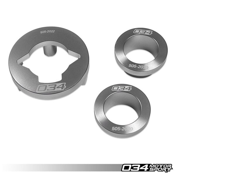 034Motorsport Billet Aluminum Rear Differential Mount Insert Kit, B9/B9.5 Q5/SQ5 Image 2