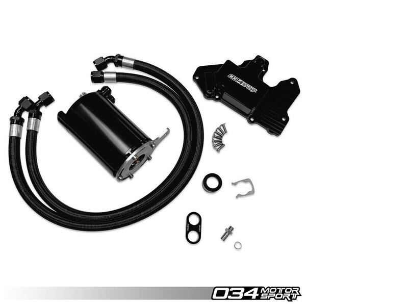 034Motorsport Stage 2 Billet Catch Can Kit, 8V/8V.5 Audi A3 &amp; Mk7/Mk7.5 GTI 2WD Image 2