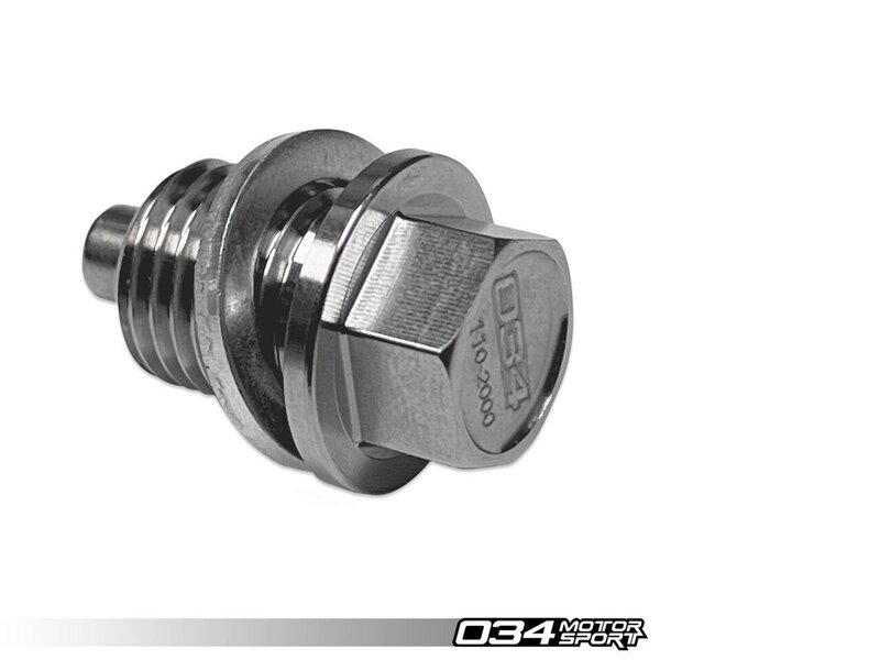 034Motorsport Billet Magnetic Oil Drain Plug Kit, Audi &amp; VW With Metal Oil Pan Image 1