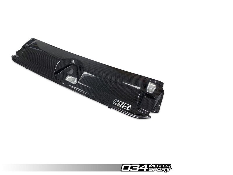 034Motorsport Carbon Fiber Radiator Support Cover For Audi B9 A4/S4 Image 1