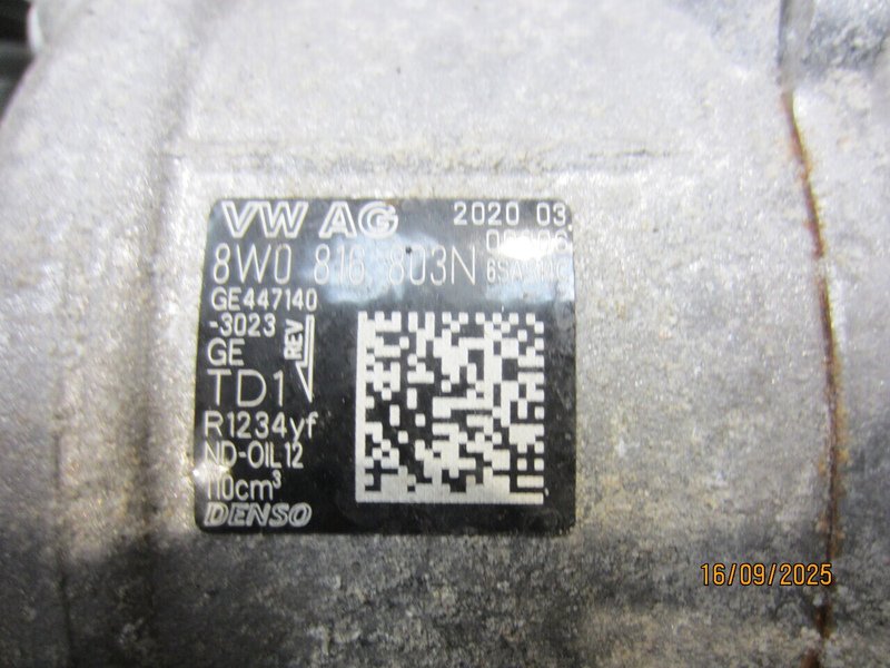 A/C compressor DENSO 8W0816803N-USED Image 2