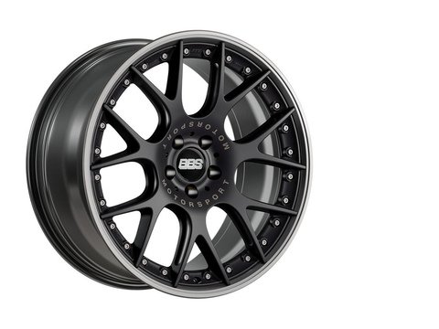 B0711118# BBS Wheel CH-R II (Each) 9,5x20 offset25 pcd5x112 82,0 black matt/titanium - CH654