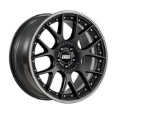 B0711118# BBS Wheel CH-R II (Each) 9,5x20 offset25 pcd5x112 82,0 black matt/titanium - CH654 Image 1