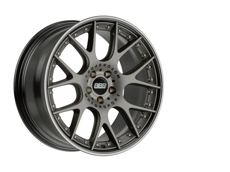 B0711119# BBS Wheel CH-R II (Each)9,5x20 offset25 pcd5x112 82,0 platinum/black - CH654 Image 1