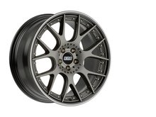 B0711119# BBS Wheel CH-R II (Each)9,5x20 offset25 pcd5x112 82,0 platinum/black - CH654 Image 1