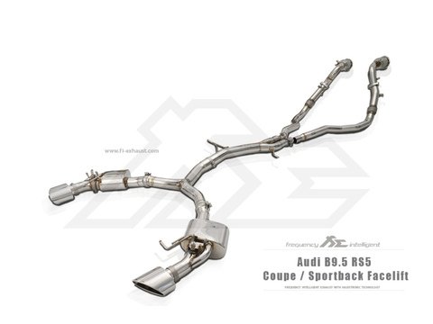AD-RS4B95F-CBOE + TIP-RS4-S + CAB-4BTB*2 FI Exhaust Audi RS4/RS5 (B9.5) (OPF) 2020+