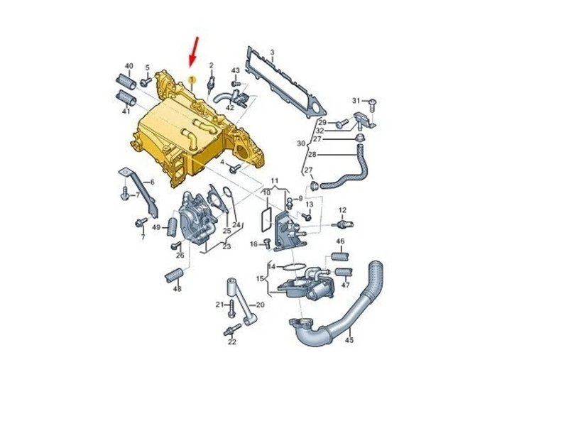 Intake Manifold Intercooler Image 1