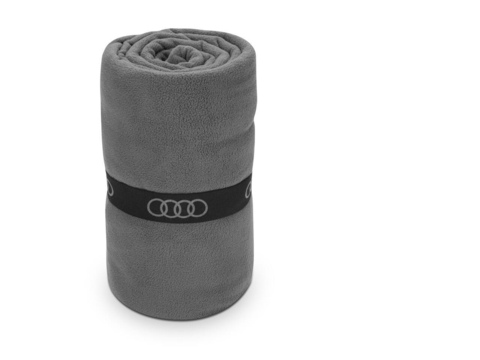 Audi fleece blanket, grey