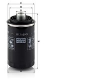 OIL FILTER W719/45 Image 2
