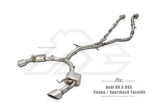 AD-RS4B95F-CBOE + TIP-RS4-S + CAB-BTB*2 FI Exhaust Audi RS4/RS5 (B9.5) (OPF) 2020+