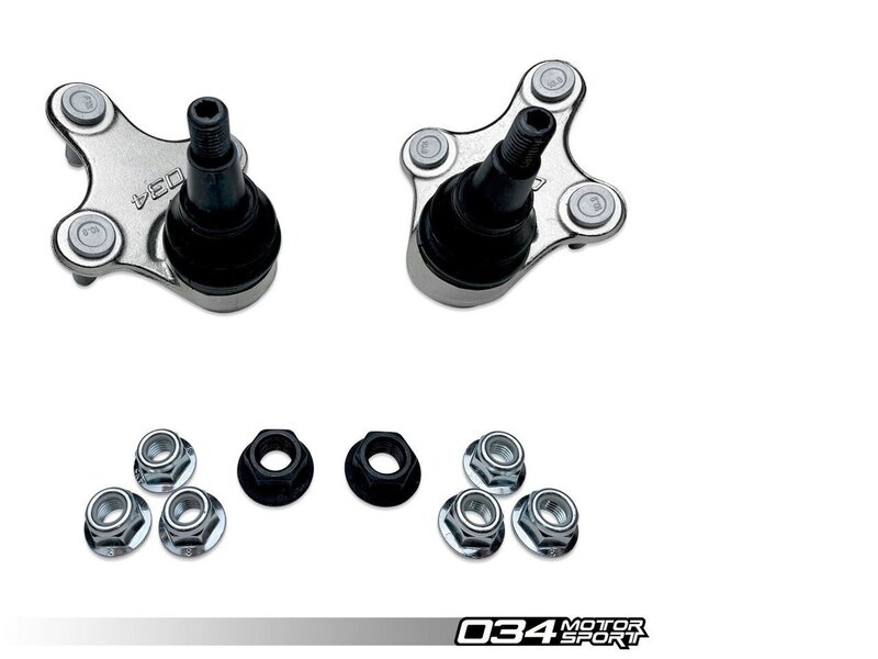034Motorsport Dynamic+ Camber &amp; Roll Centre Adjusting Ball Joint Kit - MQB / MQB EVO Image 1