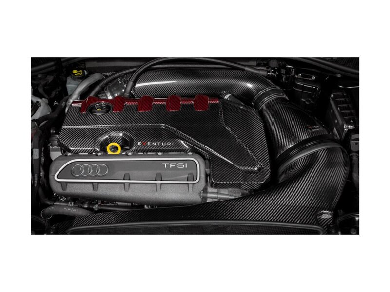 Eventuri Carbon Fibre Black and Red Engine Cover - RS3 Gen 2 / TTRS 8S / RS3 8Y Image 3