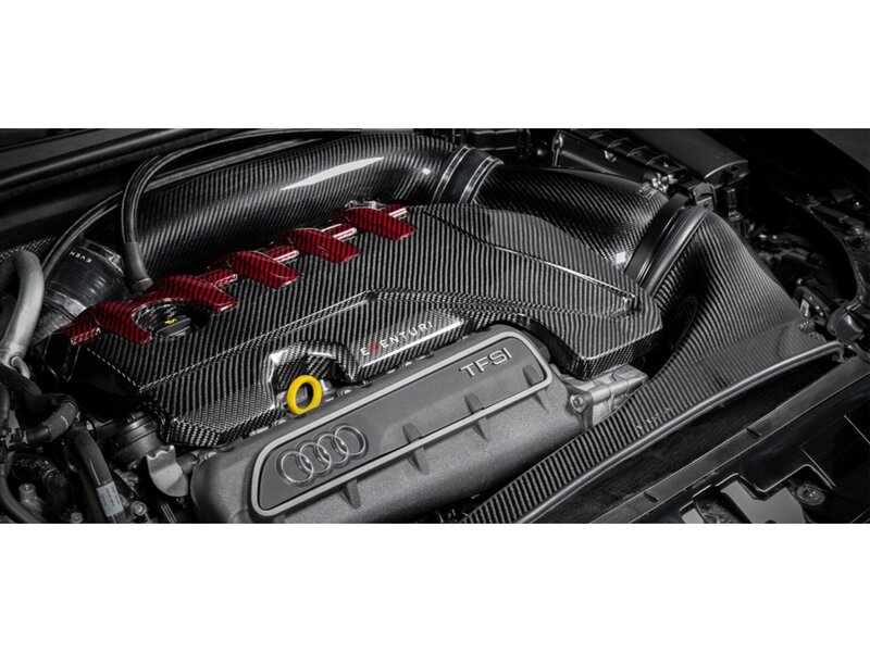 Eventuri Carbon Fibre Black and Red Engine Cover - RS3 Gen 2 / TTRS 8S / RS3 8Y Image 4