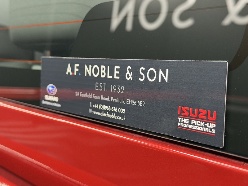 Isuzu 1.9 TD V-Cross Pickup Double Cab 4dr Diesel Manual 4WD Euro 6 (s/s) (164 ps)