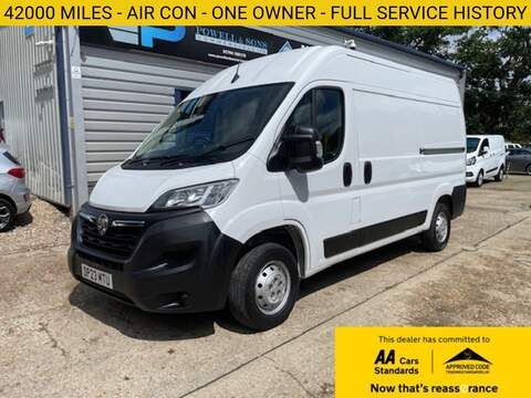 Vauxhall Movano 2.2 CDTi 3500 BiTurbo Dynamic Panel Van 5dr Diesel Manual FWD L3 H2 Euro 6 (s/s) (140 ps)
