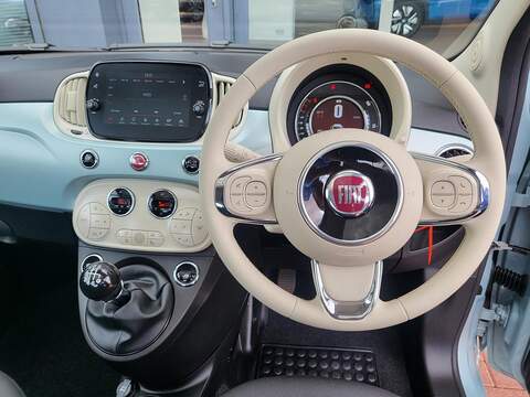 Fiat 500 1.0 MHEV Top Hatchback 3dr Petrol Manual Euro 6 (s/s) (70 bhp) - U1047