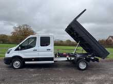 Ford Transit 350 EcoBlue Leader L3 DOUBLE CAB ONE STOP TIPPER WITH TOOL AREA 