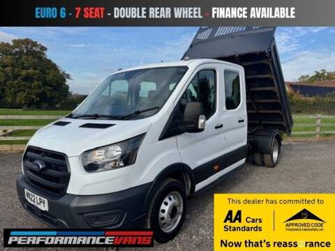 350 EcoBlue Leader L3 LWB CREW CAB 7 SEAT TIPPER DOUBLE REAR WHEEL 2.0 4dr tipper Manual Diesel