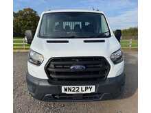Ford Transit 350 EcoBlue Leader L3 LWB CREW CAB 7 SEAT TIPPER DOUBLE REAR WHEEL 