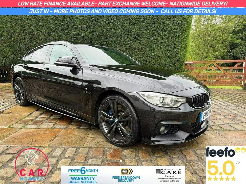 Black Sapphire metallic paint 2016 BMW 4 Series 3.0TD 435d xDrive M Sport (s/s) Gran Coupe 4d Saloon Four-wheel drive Automatic