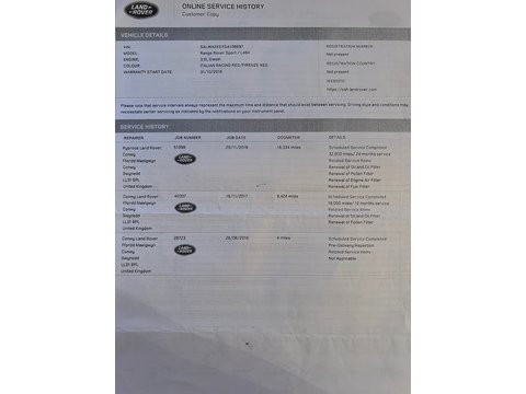 3.0 SD V6 Autobiography Dynamic SUV 5dr Diesel Auto 4WD Euro 6 (s/s) (306 ps)