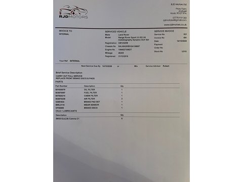 3.0 SD V6 Autobiography Dynamic SUV 5dr Diesel Auto 4WD Euro 6 (s/s) (306 ps)