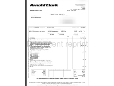 2.0 320i M Sport Saloon 4dr Petrol Auto Euro 6 (s/s) (184 ps)