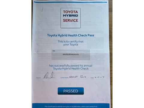 1.8 VVT-h Excel Touring Sports 5dr Petrol Hybrid CVT Euro 6 (s/s) (136 ps)