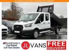 Ford Transit 350 EcoBlue Leader L3 CrewCab Tipper Euro 6 130ps 2021 
