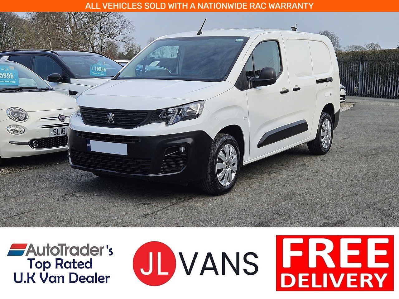 Peugeot 1.5 BlueHDi 950 Professional Premium Long Panel Van 6dr Diesel Manual LWB Euro 6 (100 bhp)