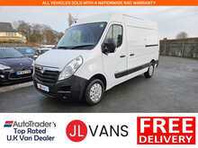 Vauxhall Movano CDTi 3500 L2H2 Euro 6 130ps AC 2019 