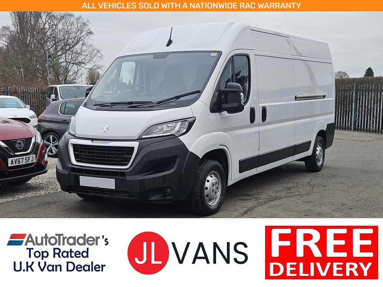 Peugeot 2.2 BlueHDi 335 Professional Panel Van 5dr Diesel Manual L3 H2 Euro 6 (s/s) (140 ps)