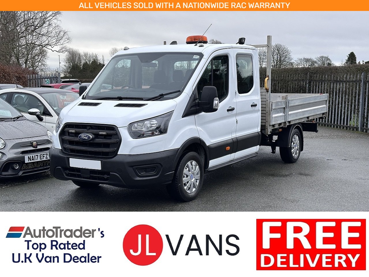 Ford 2.0 350 EcoBlue HD Leader Dropside Double Cab 4dr Diesel Manual RWD L4 Euro 6 (s/s) (130 ps)