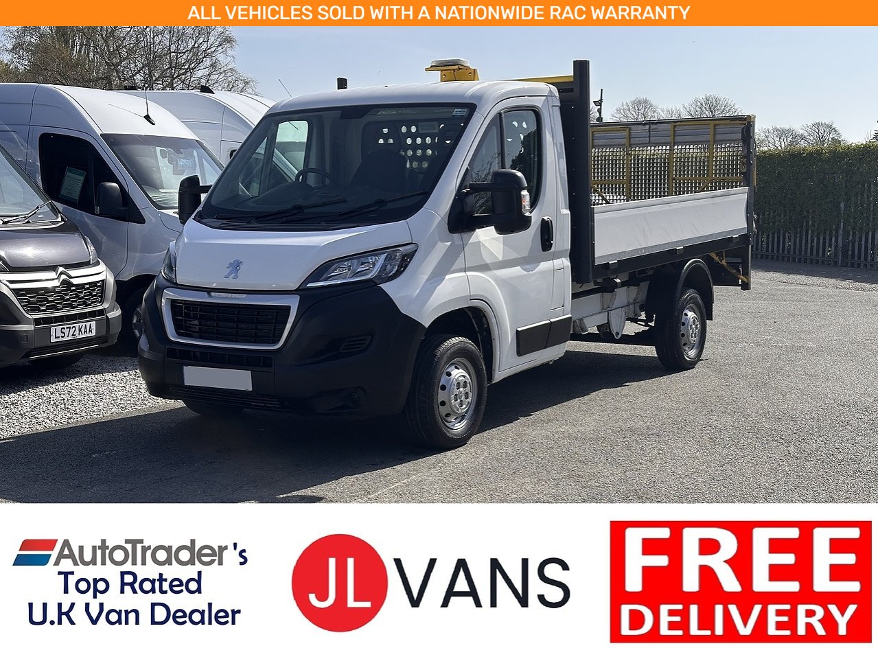 Peugeot 2.2 BlueHDi 335 L2 Dropside Euro 6 165ps