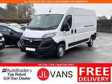 Vauxhall Movano CDTi 3500 BiTurbo Edition L3H2 Euro 6 140ps AC 2022 