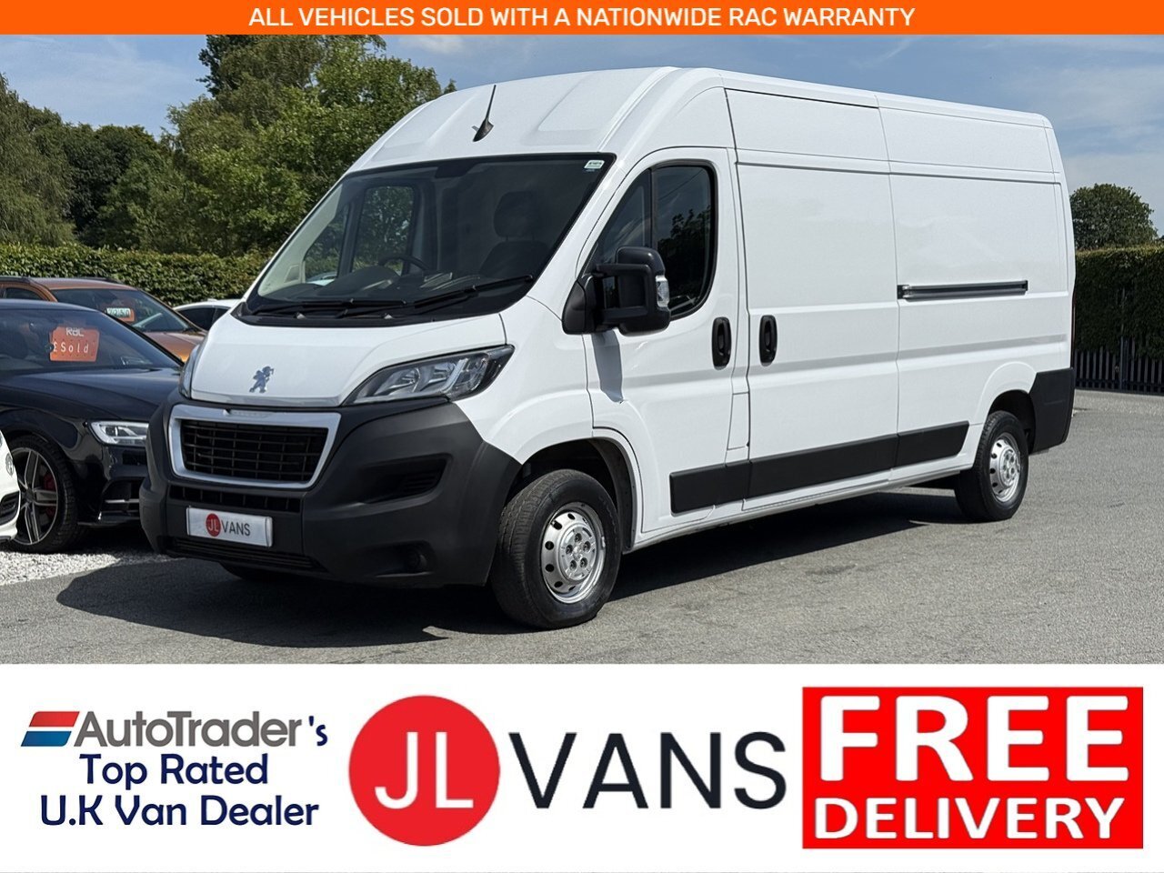 Peugeot 2.2 BlueHDi 335 Professional Premium + Panel Van 5dr Diesel Manual L3 H2 Euro 6 (s/s) (140 ps)