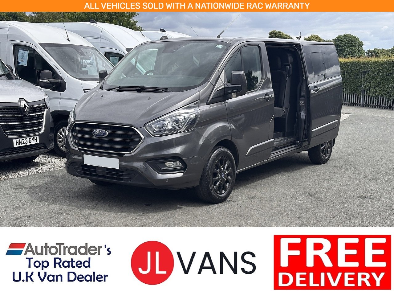 Ford 2.0 300 EcoBlue Limited Crew Van Double Cab 5dr Diesel Manual L2 H1 Euro 6 (s/s) (130 ps)