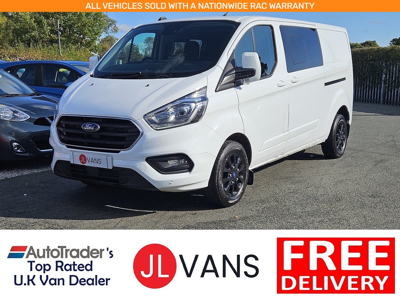 Ford 2.0 300 EcoBlue Limited Crew Van Double Cab 5dr Diesel Manual L2 H1 Euro 6 (s/s) (130 ps)