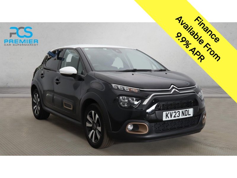 Perla Nera Black metallic 2023 Citroen C3 Hatchback Front-wheel drive Manual