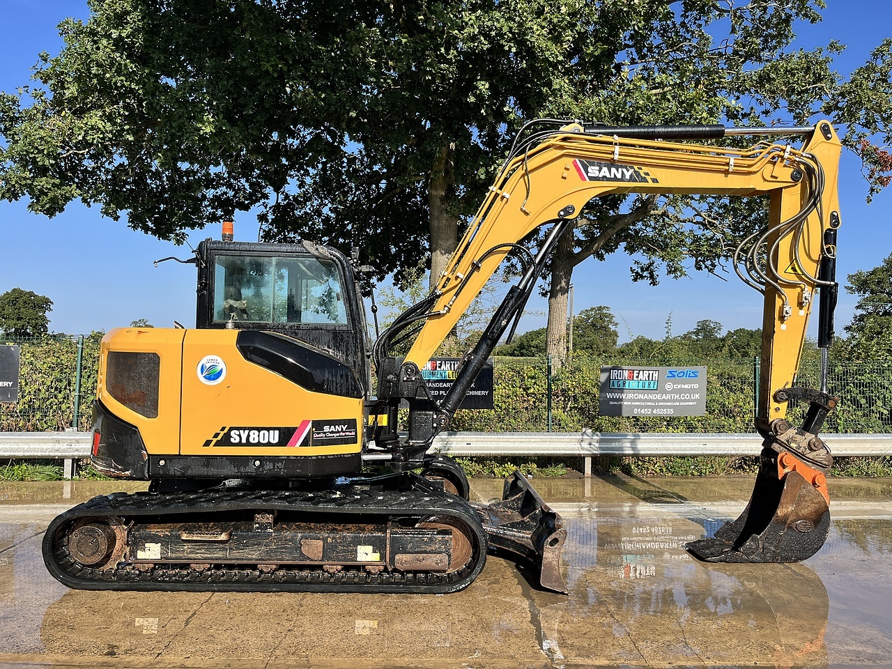 2022 Sany SY80U Excavator excavator for sale in Berkeley, Gloucestershire — photo 4