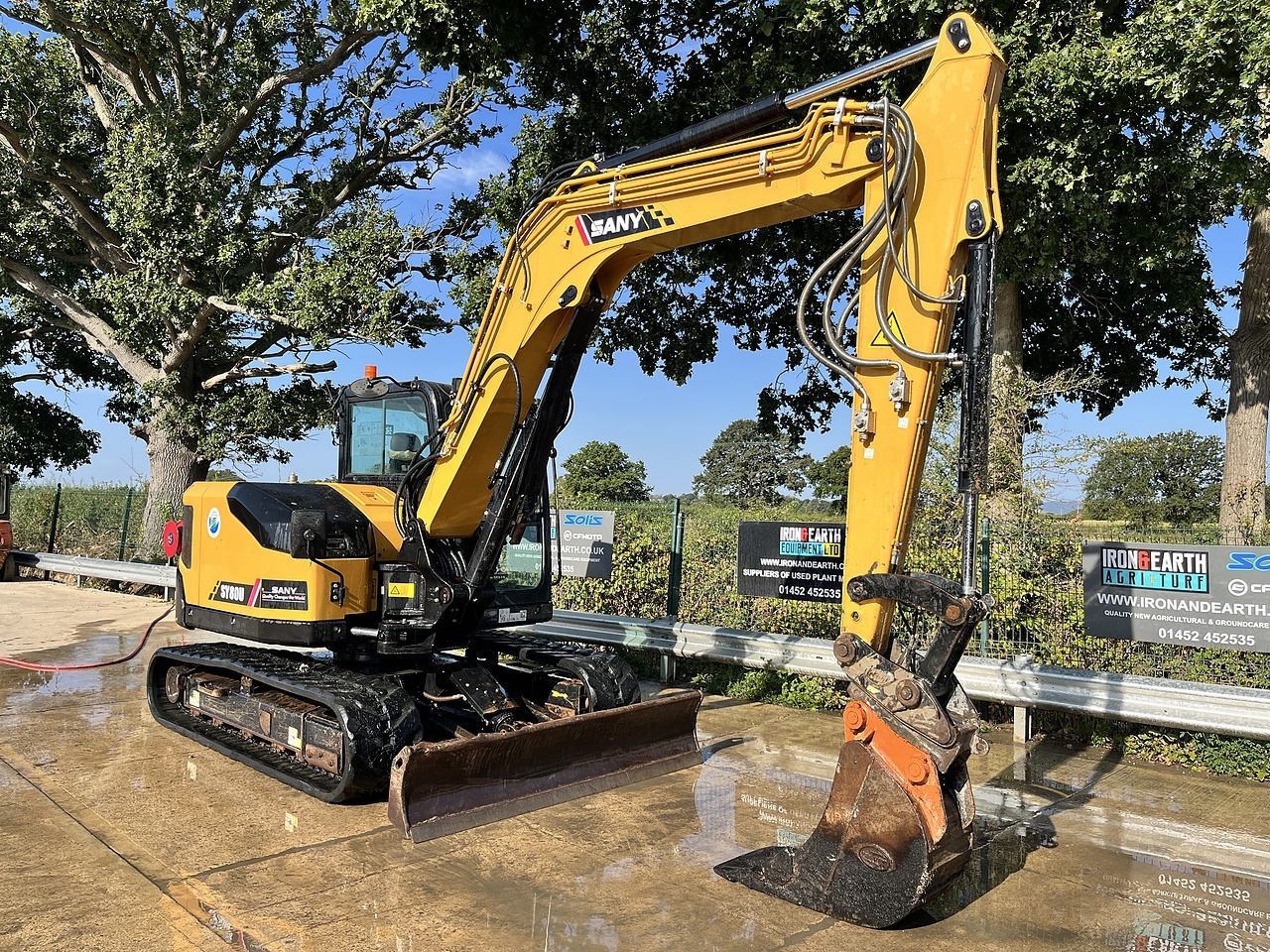 2022 Sany SY80U Excavator excavator for sale in Berkeley, Gloucestershire — photo 5