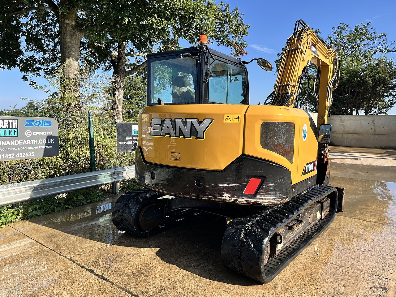 2022 Sany SY80U Excavator excavator for sale in Berkeley, Gloucestershire — photo 6