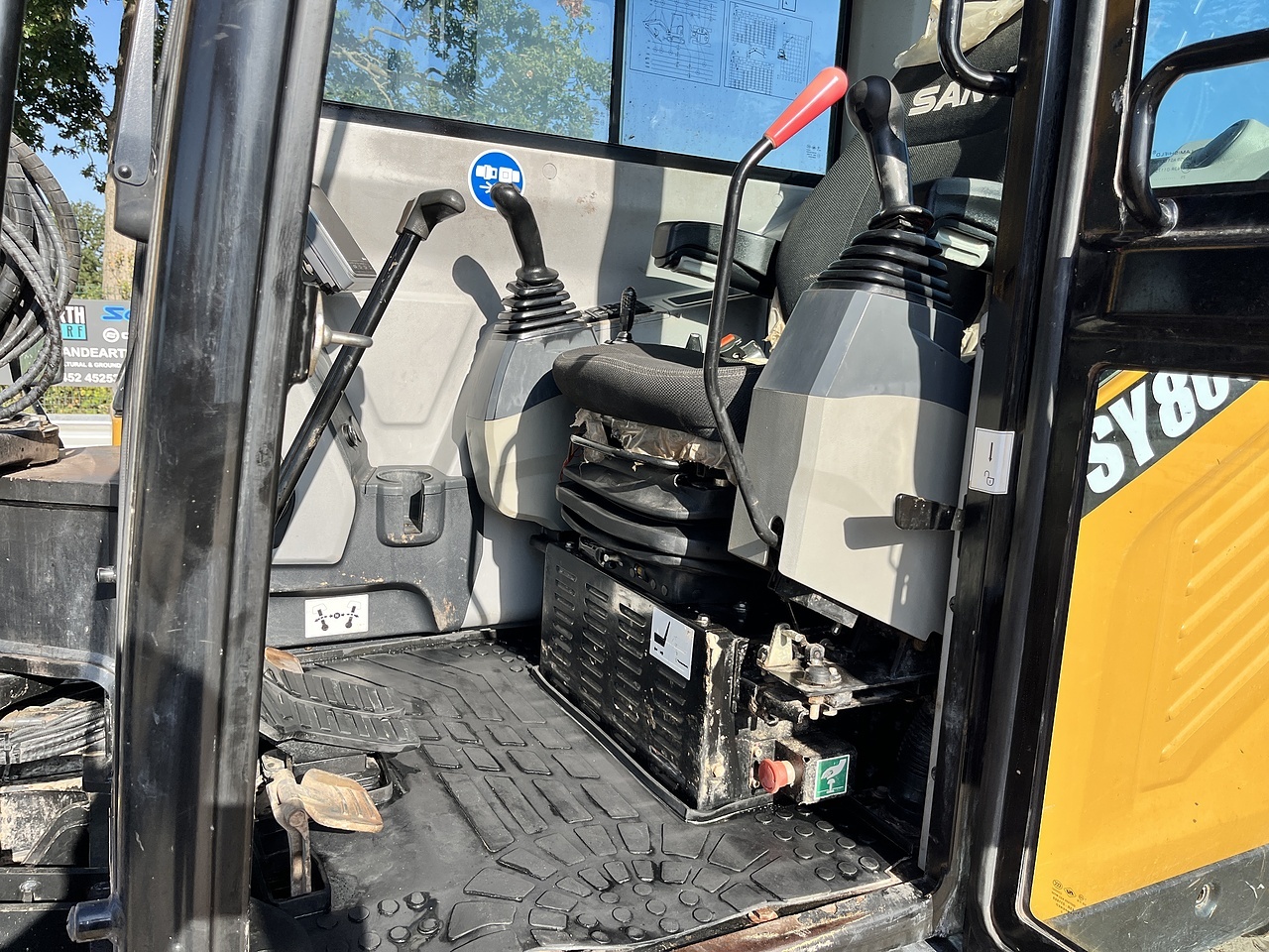 2022 Sany SY80U Excavator excavator for sale in Berkeley, Gloucestershire — photo 9
