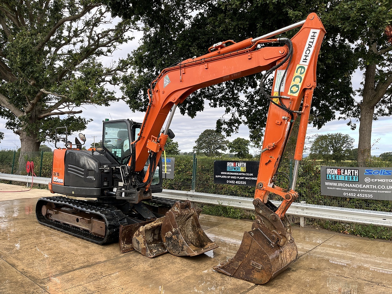 2021 Hitachi ZX85USB-6 Excavator excavator for sale in Berkeley, Gloucestershire — photo 5