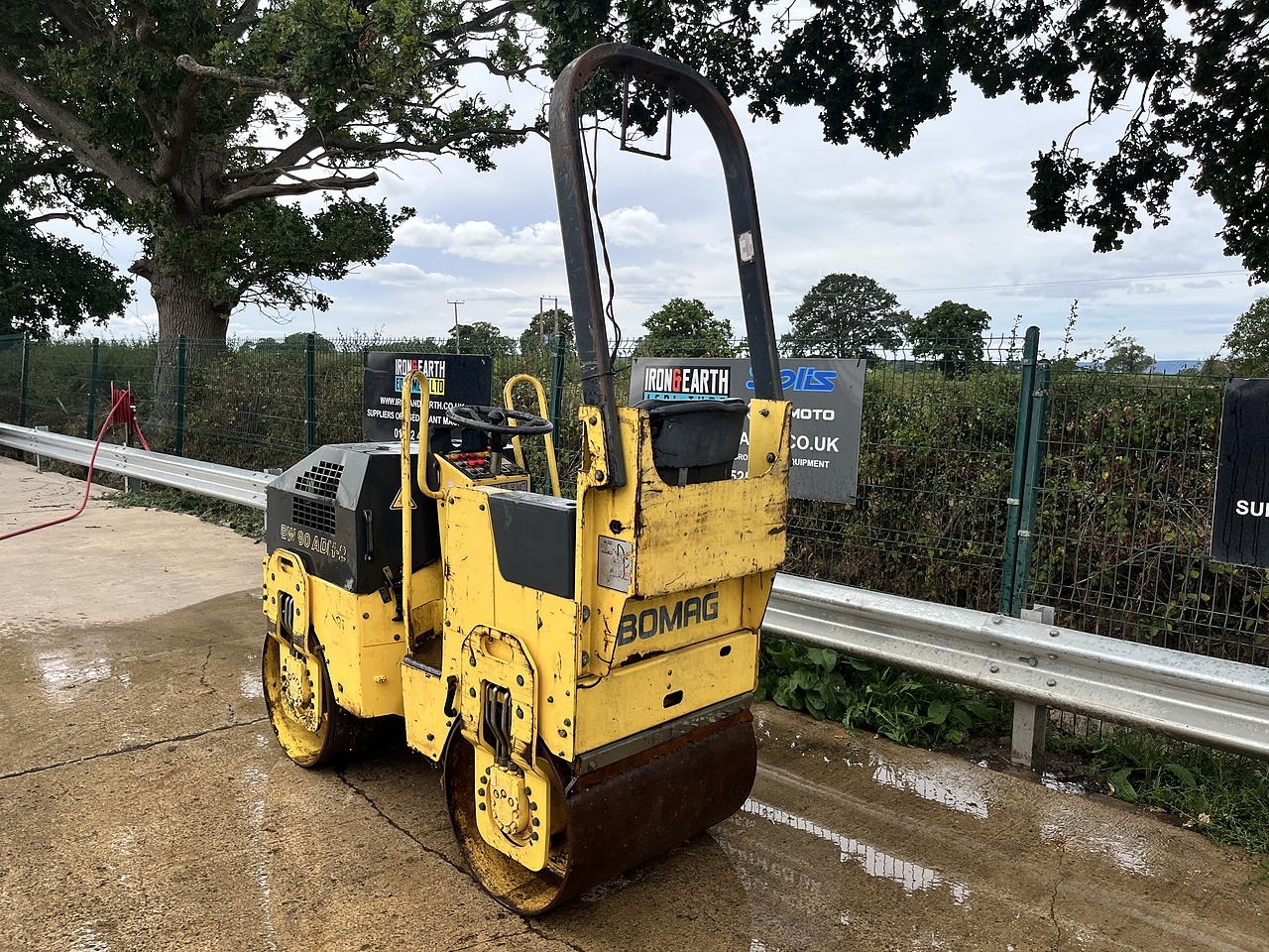 2002 Bomag BW80 ADH-2 Roller compactor for sale in Berkeley, Gloucestershire — photo 3