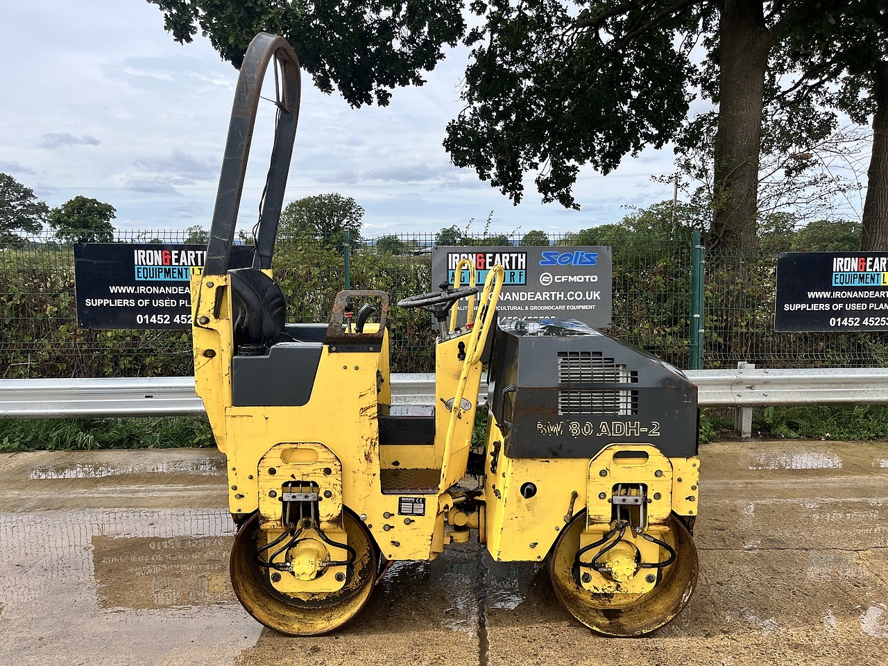 2002 Bomag BW80 ADH-2 Roller compactor for sale in Berkeley, Gloucestershire — photo 4
