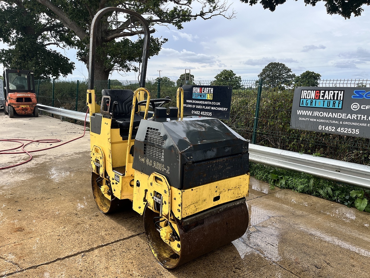 2002 Bomag BW80 ADH-2 Roller compactor for sale in Berkeley, Gloucestershire — photo 5